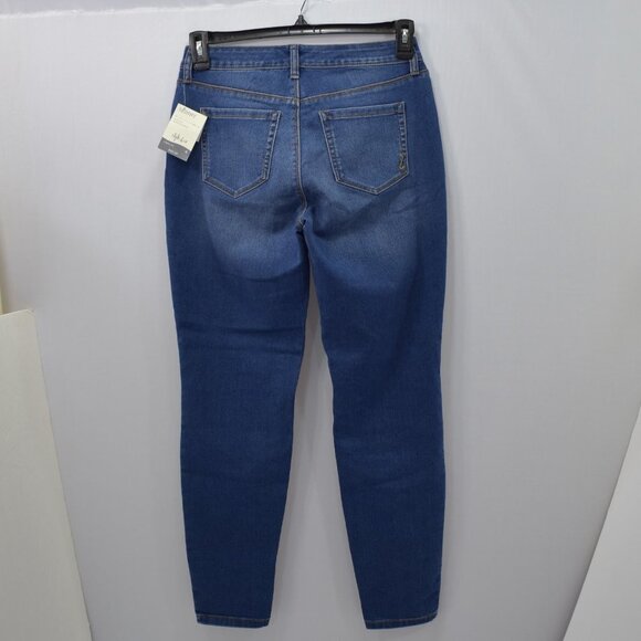 Style & Co Curvy-Fit Skinny TUMMY CONTROL jeans 4 - Picture 4 of 6